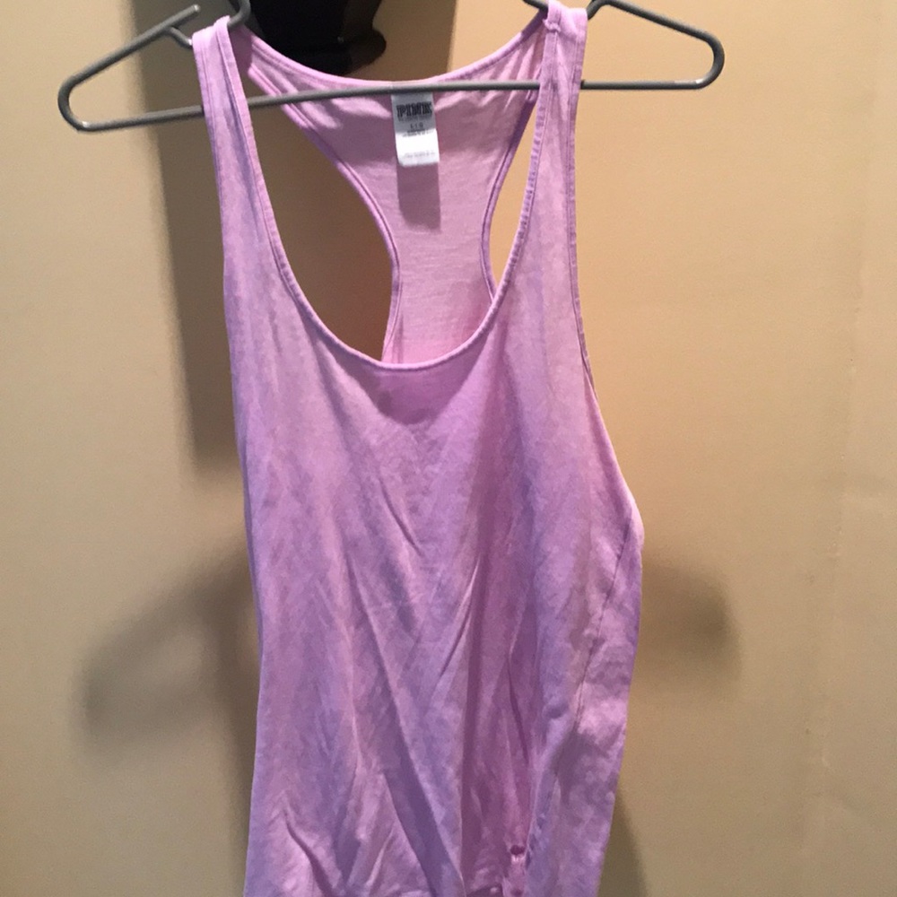 PINK lavender flowy tank top